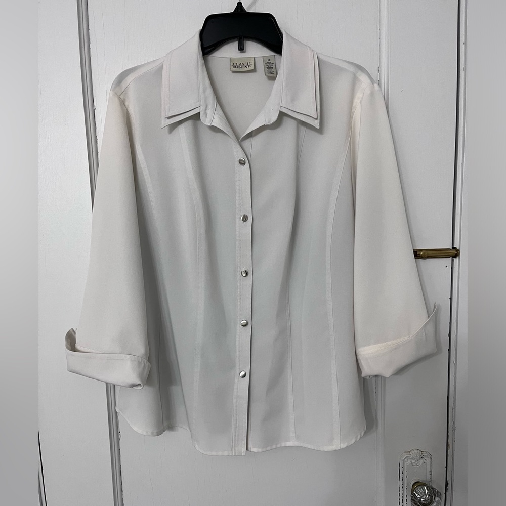 Classic Elements button down shirt, size 18